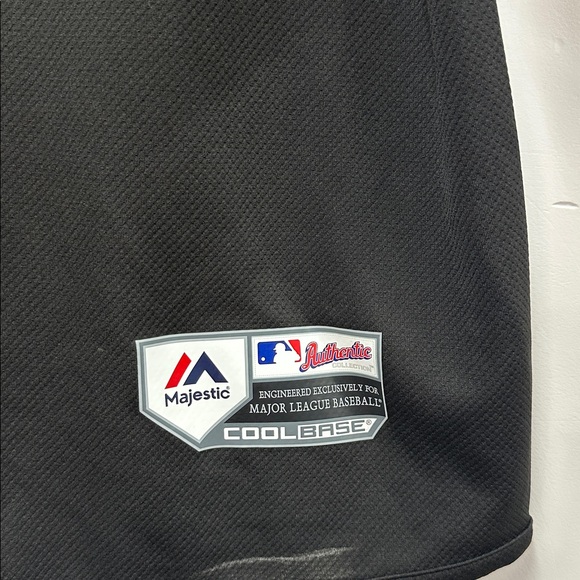 Majestic Colorado Rockies 3/4 batting practice on field jersey M - Picture 5 of 6